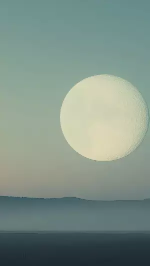 Luz de luna en el cielo