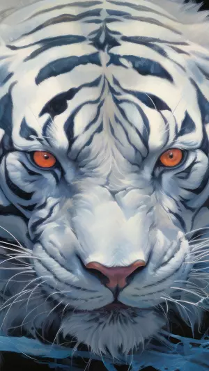 Tigre blanco Arte