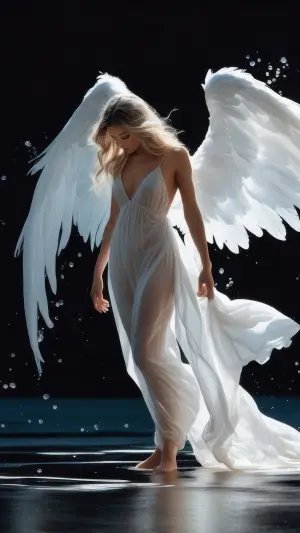 Angel blanco
