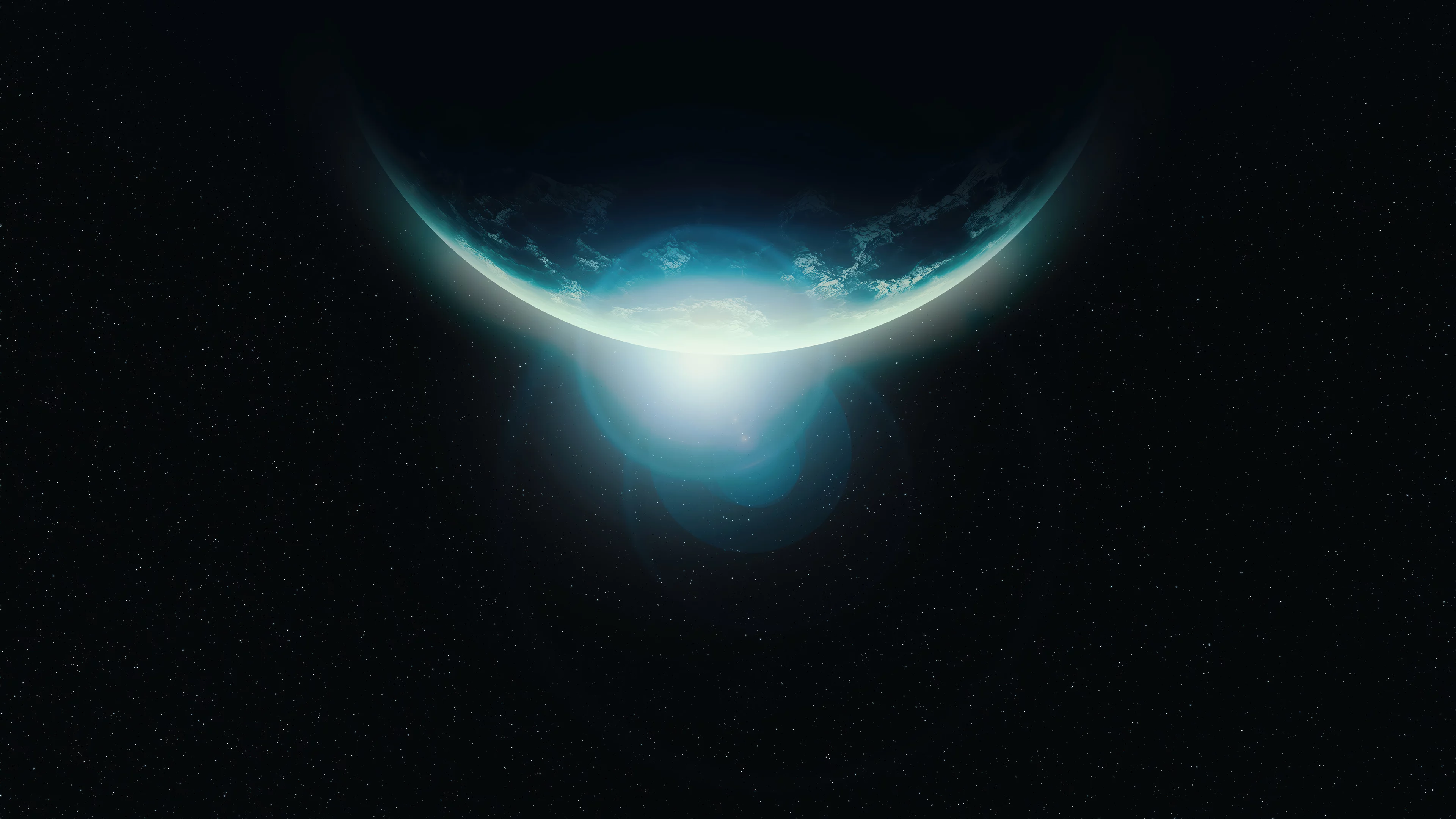 Planeta tierra en el espacio