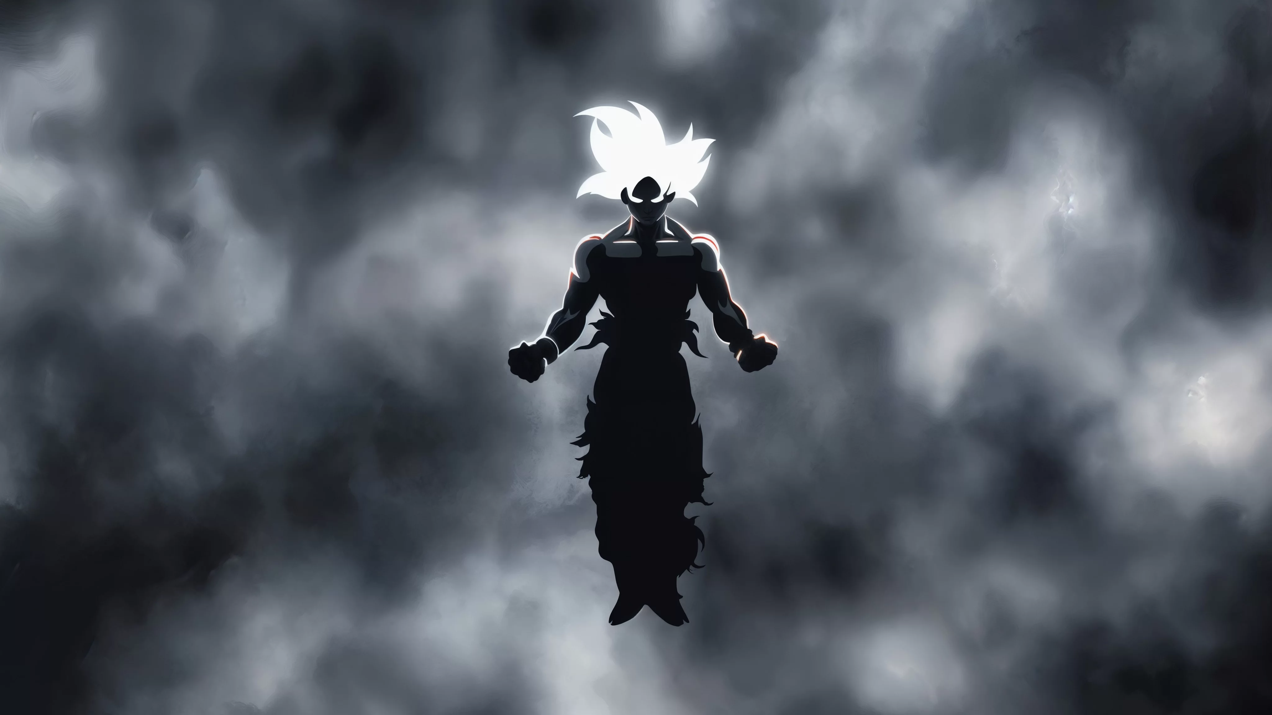 Goku s silhouette