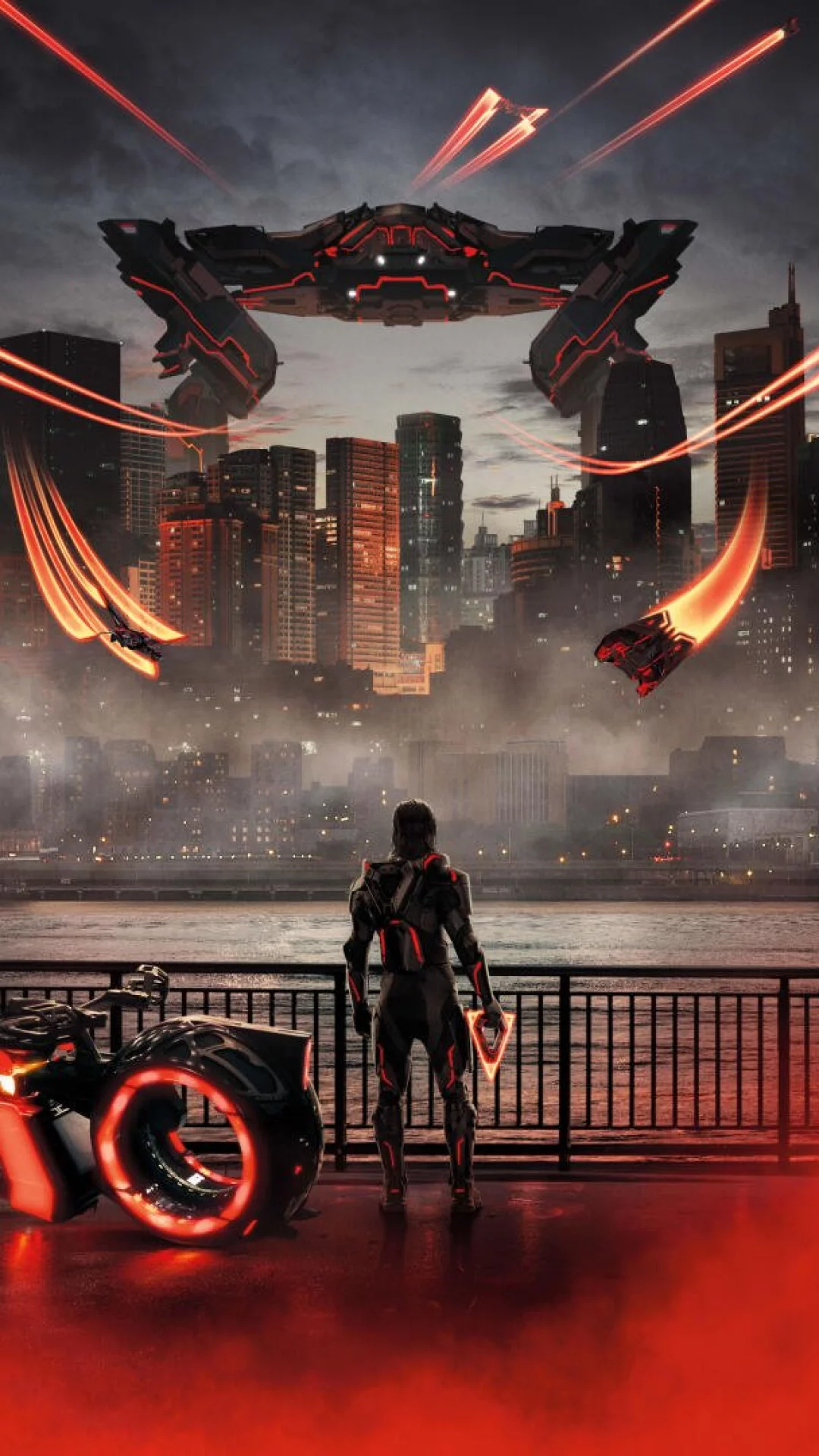 Tron ares moto y nave