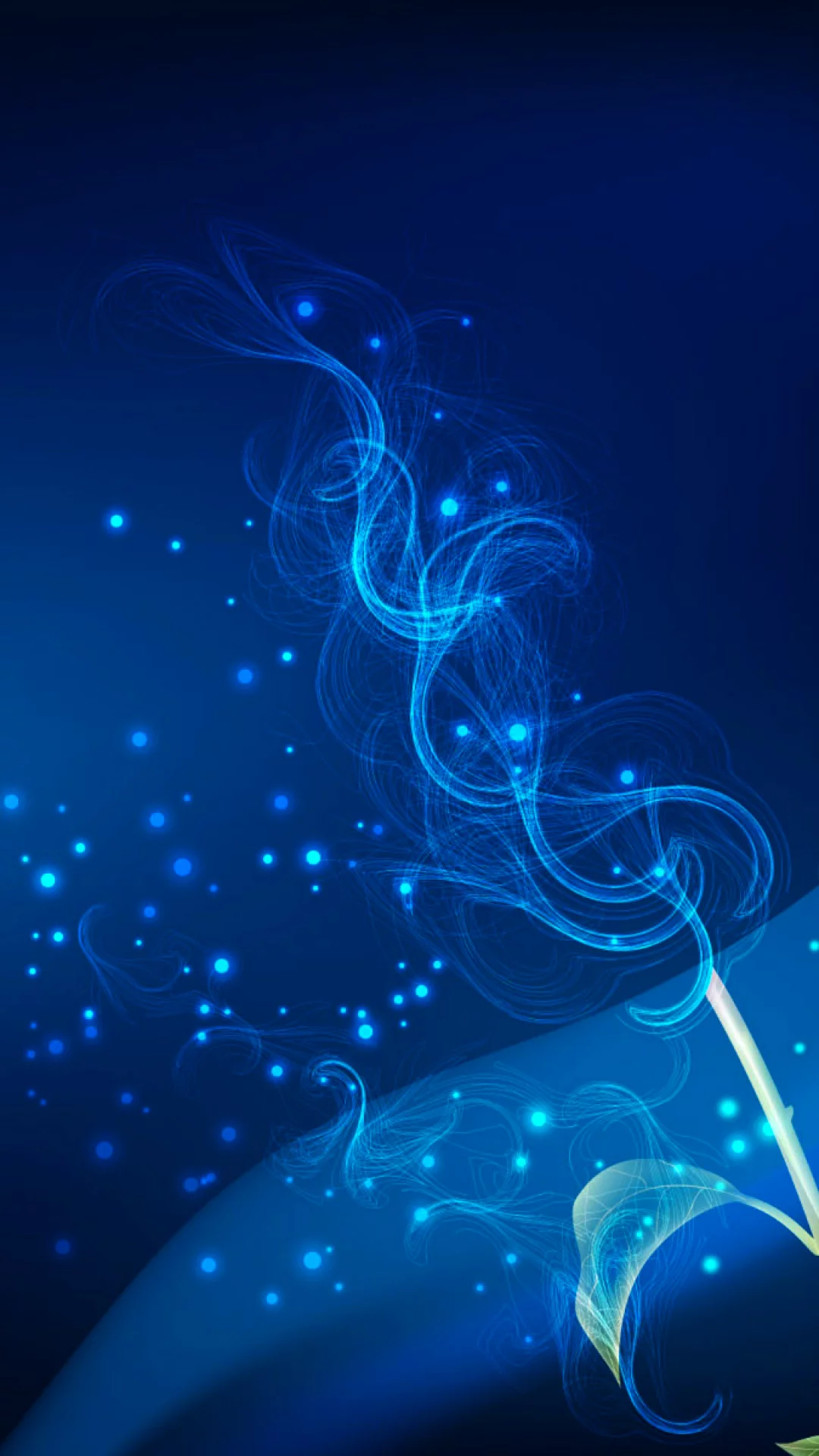 Abstracto azul esplendido