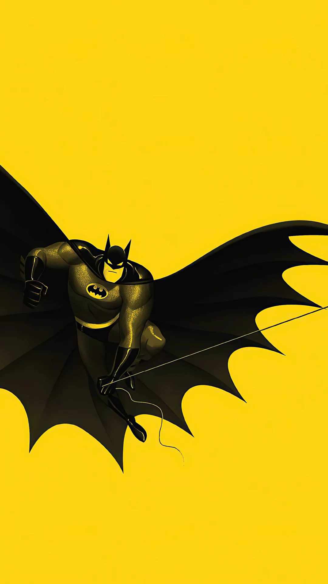 Batman amarillo y oscuro