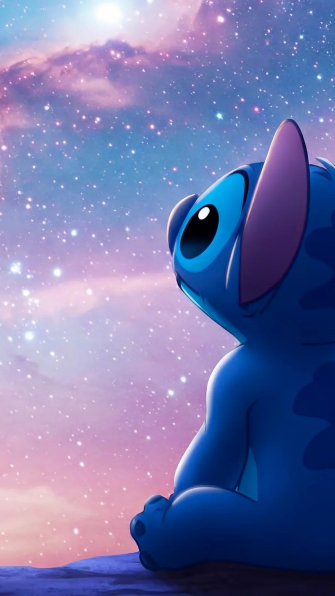 Stitch Observando El Universo
