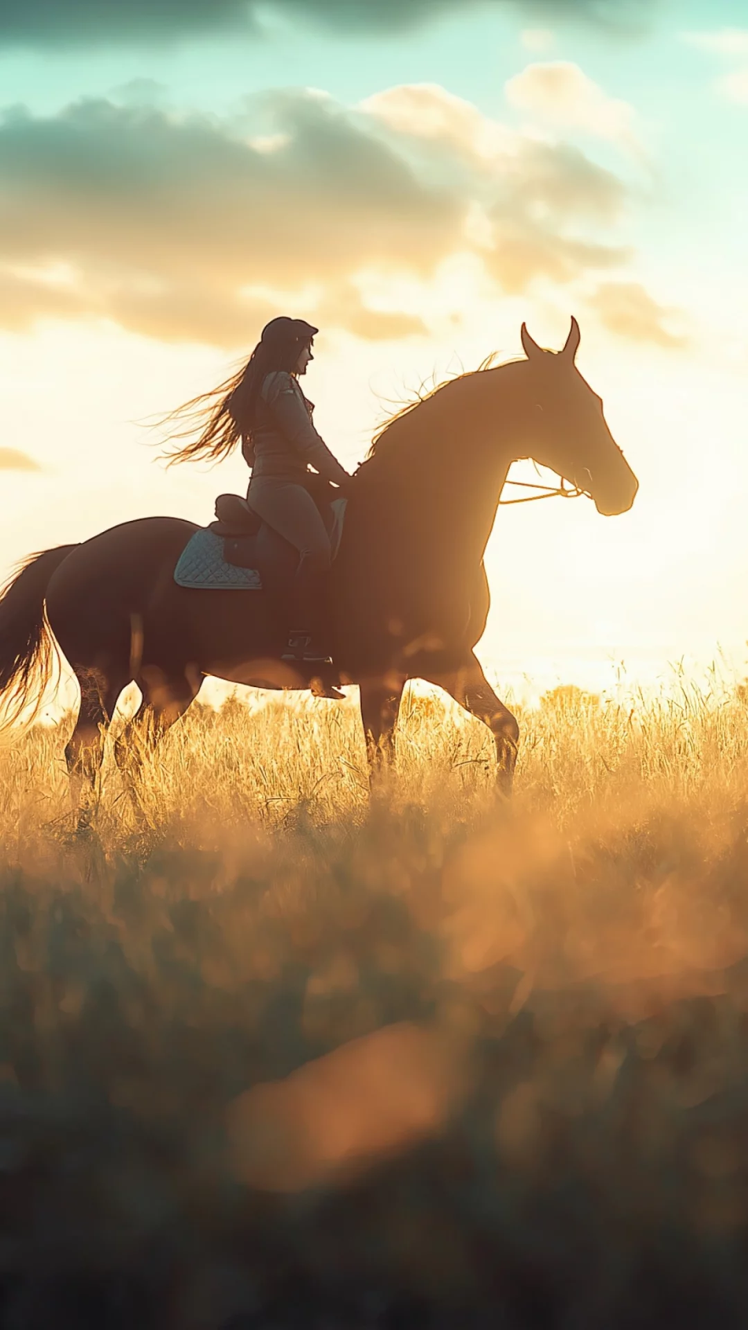 Paisaje Rural A Caballo