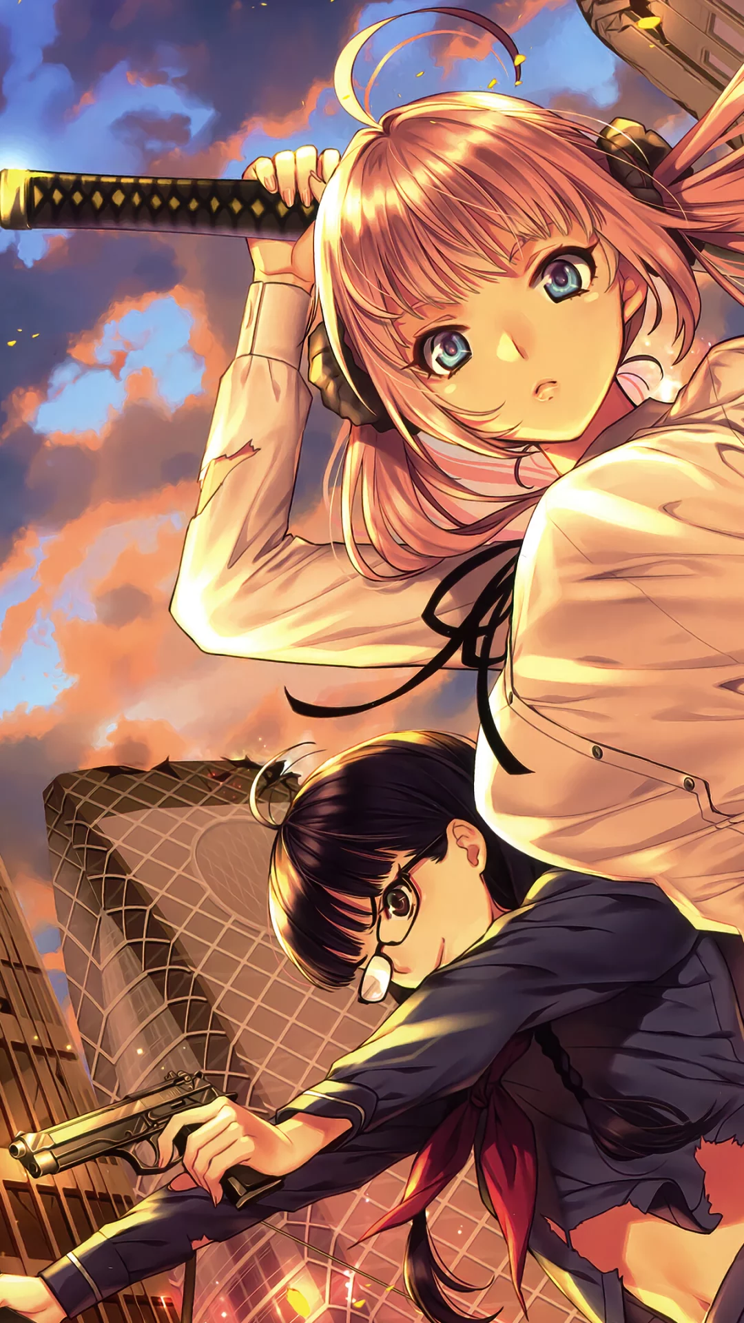 Chica Anime Con Katana