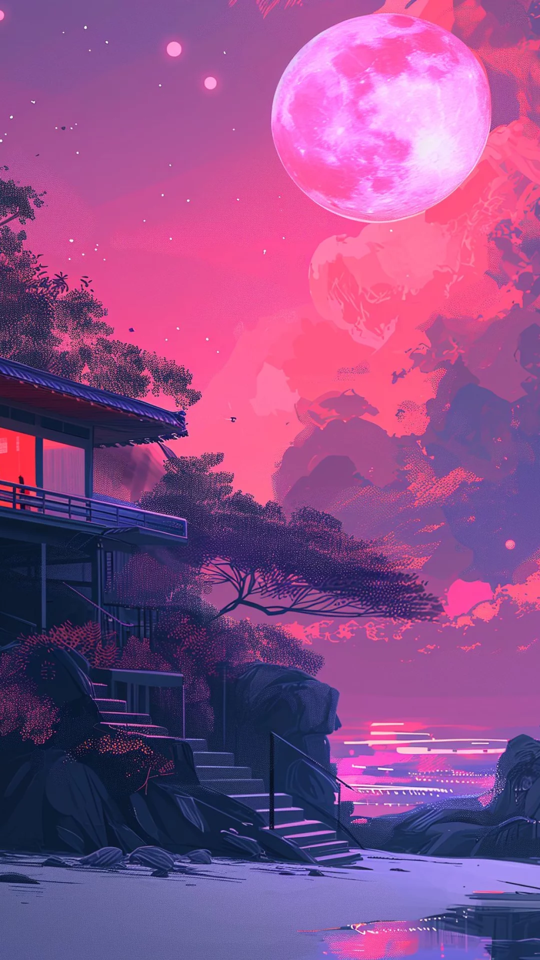 Atardecer Nubes Rosas