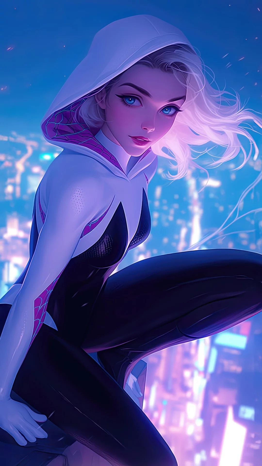 Spider gwen en la ciudad