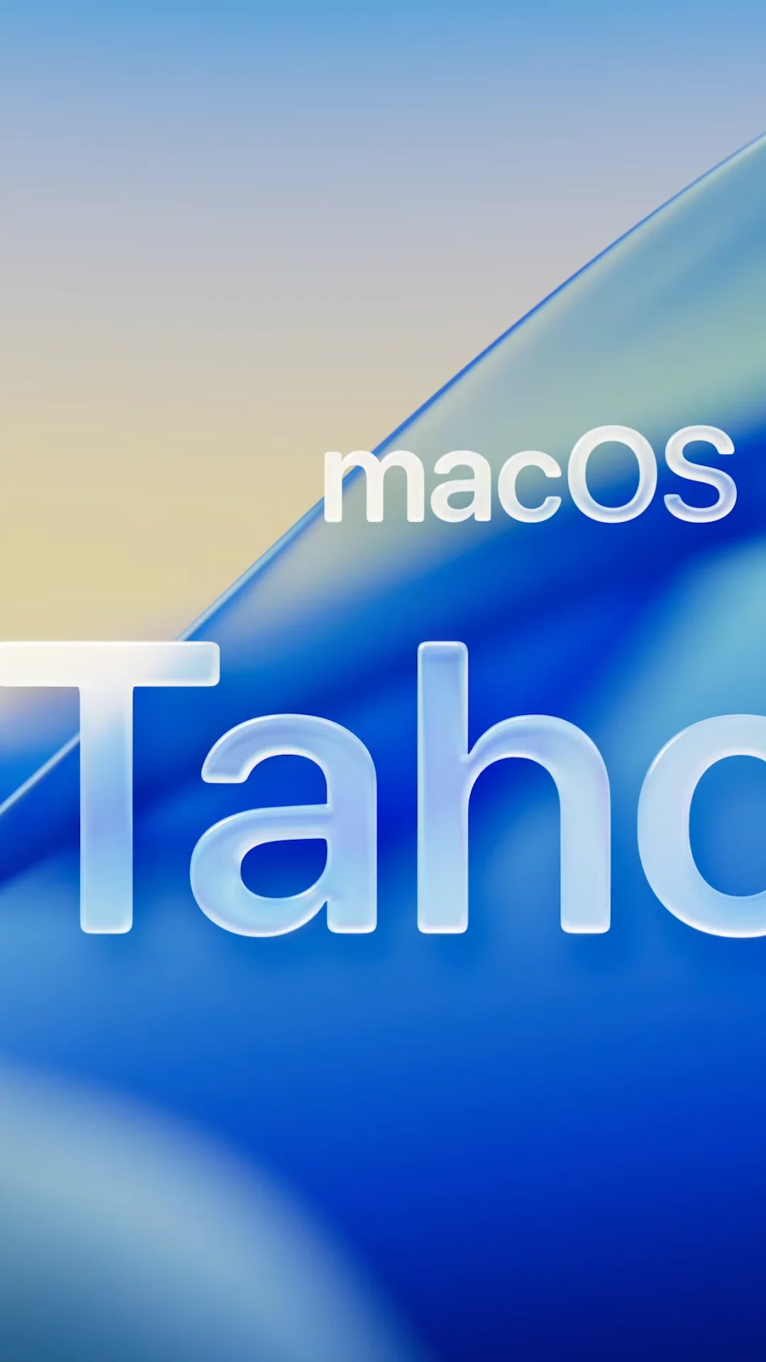 MacOS tahoe